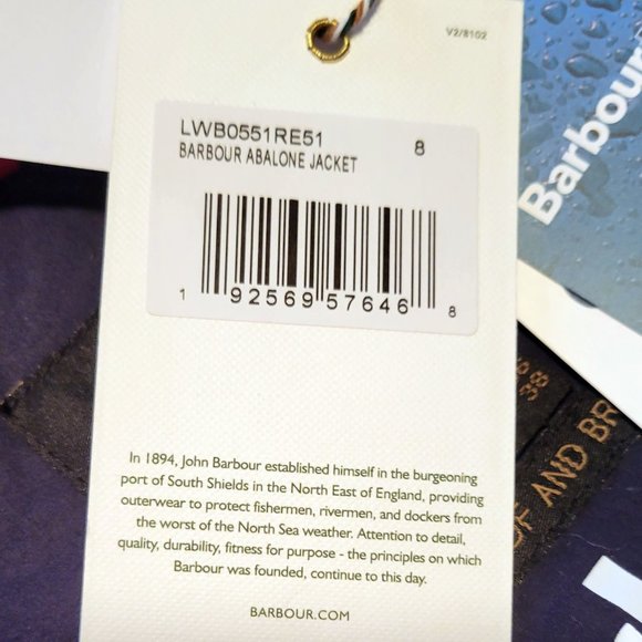 Barbour/ Orvis - Waterproof Hooded Parka | Red | NWT | 4 | Insulated - Picture 12 of 16